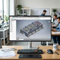 CAD software design interface showing 3D model of customized gasket component